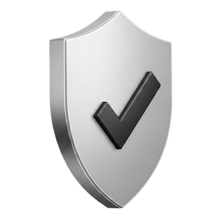 Icono 3D con marca de verificación en la página Cómo funciona de Nogal Fondazgo