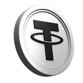 Gráfico de la moneda Tether USDT dentro de la sección informativa de la plataforma
